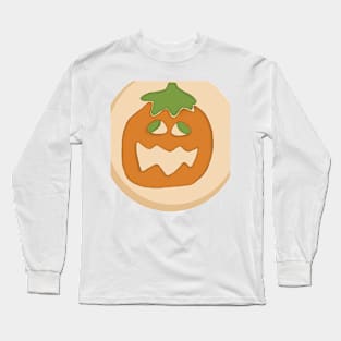 Jack-o'-lantern sugar cookie Long Sleeve T-Shirt